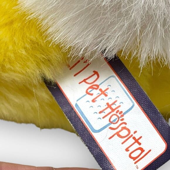 Li'l Pet Hospital Plush Yellow Bunny Rabbit Bandage Floppy Soft Stuffed Animal - Picture 8 of 9